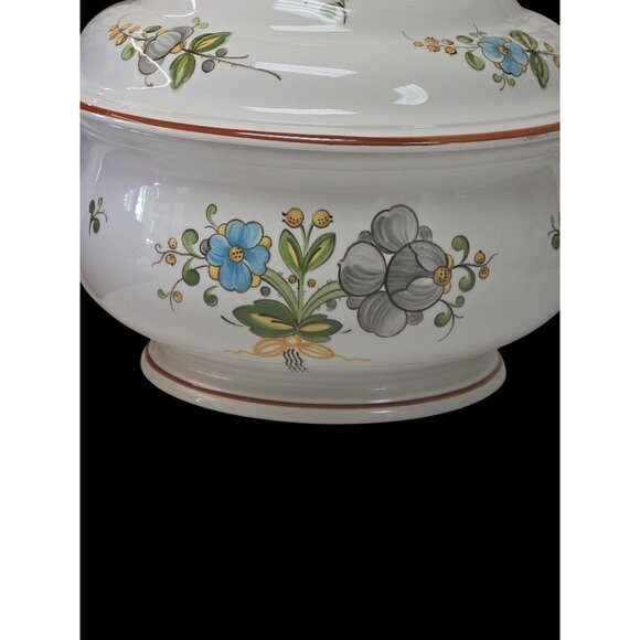 Villeroy & Boch Louisiana Vitro Porcelain Soup Tureen With Lid & Lemon Knob - Picture 2 of 16
